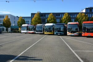 electric bus tests in Bonn